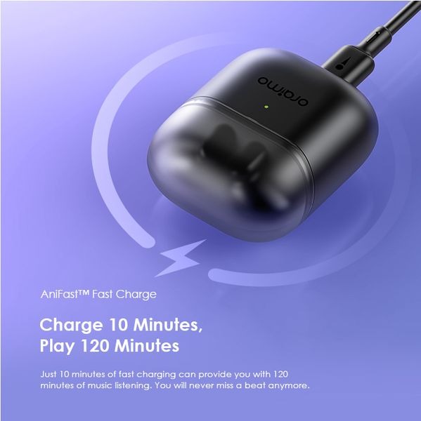 FreePods Neo True Wireless Earbuds 50H Play Time Bluetooth TWS Earphone with APP Control, Anifast Fast Charging,Sound360 Spatial Audio