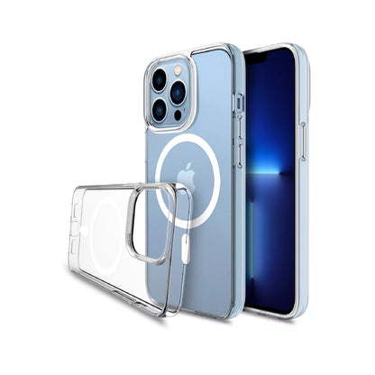 iPhone 13 Pro Clear Case with MagSafe Support Wireless Charging High Quality TPU