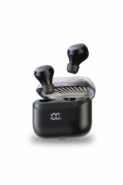 Oraimo AirBuds 4 TWS Earphone, 10M Range Bluetooth 5.3, 38H Playtime, AniFast™ Charge, True Wireless Earbuds with Deep Bass, 2 Mics for AI Clear Calls, AI noise cancellation, Instant Connectivity