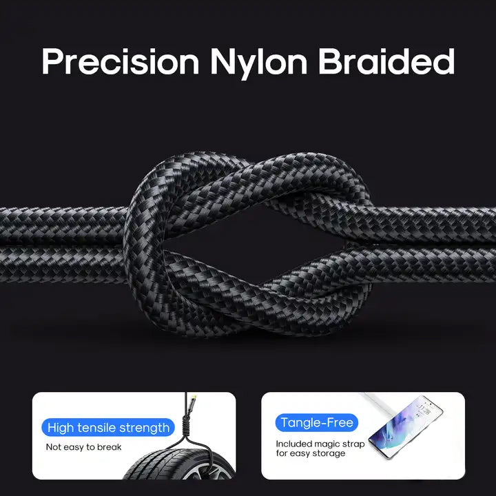 Type C to Lightning 20W PD Charging & Data Cable 1.2 Meter Nylon braided cable