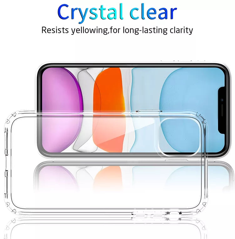 iPhone 11 Clear Bumper Case Shockproof, Anti Scratch & High-Quality TPU