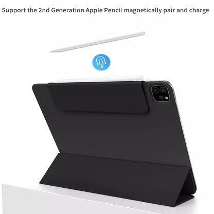 iPad Pro Magnetic Cover for iPad Pro 12.9 Inches Compatible With 2021/2020/2018 (5th/4th/3rd Generation) Auto Sleep And Wake & Apple Pencil Holder Design