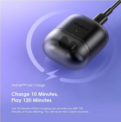 FreePods Neo True Wireless Earbuds 50H Play Time Bluetooth TWS Earphone with APP Control, Anifast Fast Charging,Sound360 Spatial Audio