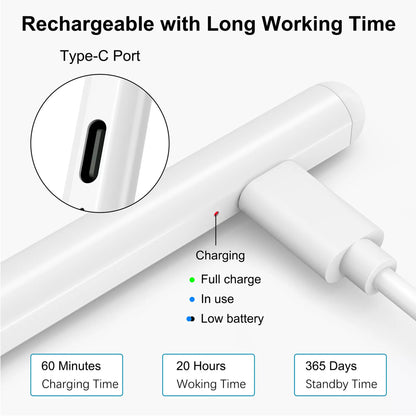 Universal Stylus Pen Charge for 60 minutes and 20 hours Working Time, Compatible With Android IOS & windows