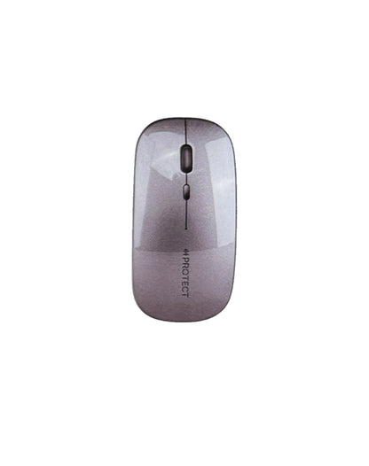 PROTECT Bluetooth Rechargeable Keyboard and Mouse Combo | Slim Design | Multi-Device Connectivity | Grey | Model: HT-KB333